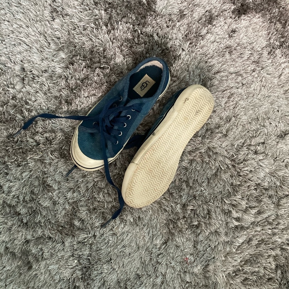 UGG kids denim running shoes